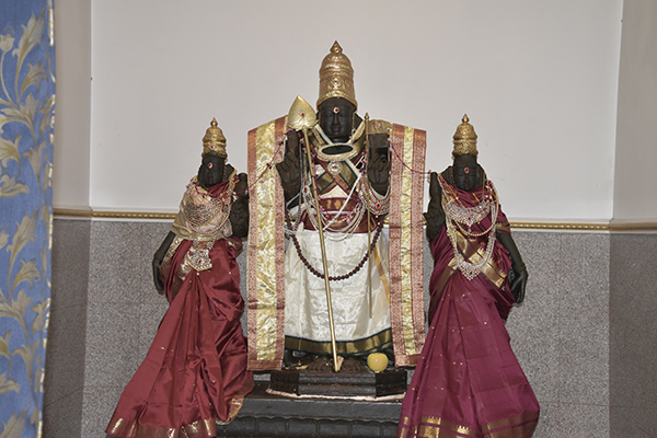Lord Kartikeya With Wives Valli And Devasena