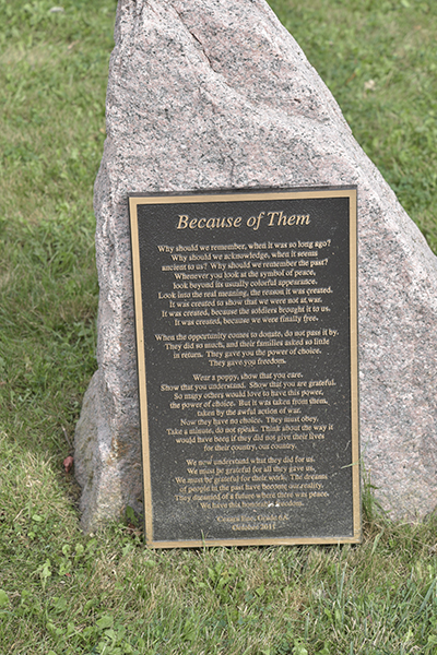 Memorial to a Fallen Soldier
