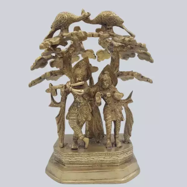 BRASS TREE RADHAKRISHNA 10"