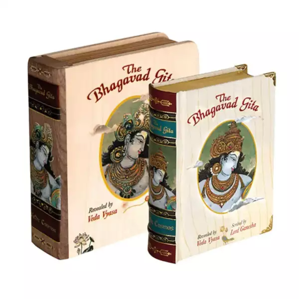 Bhagavad Gita Wooden Gift