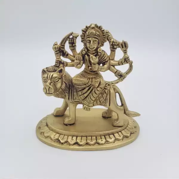 Brass Durga Ma 4"