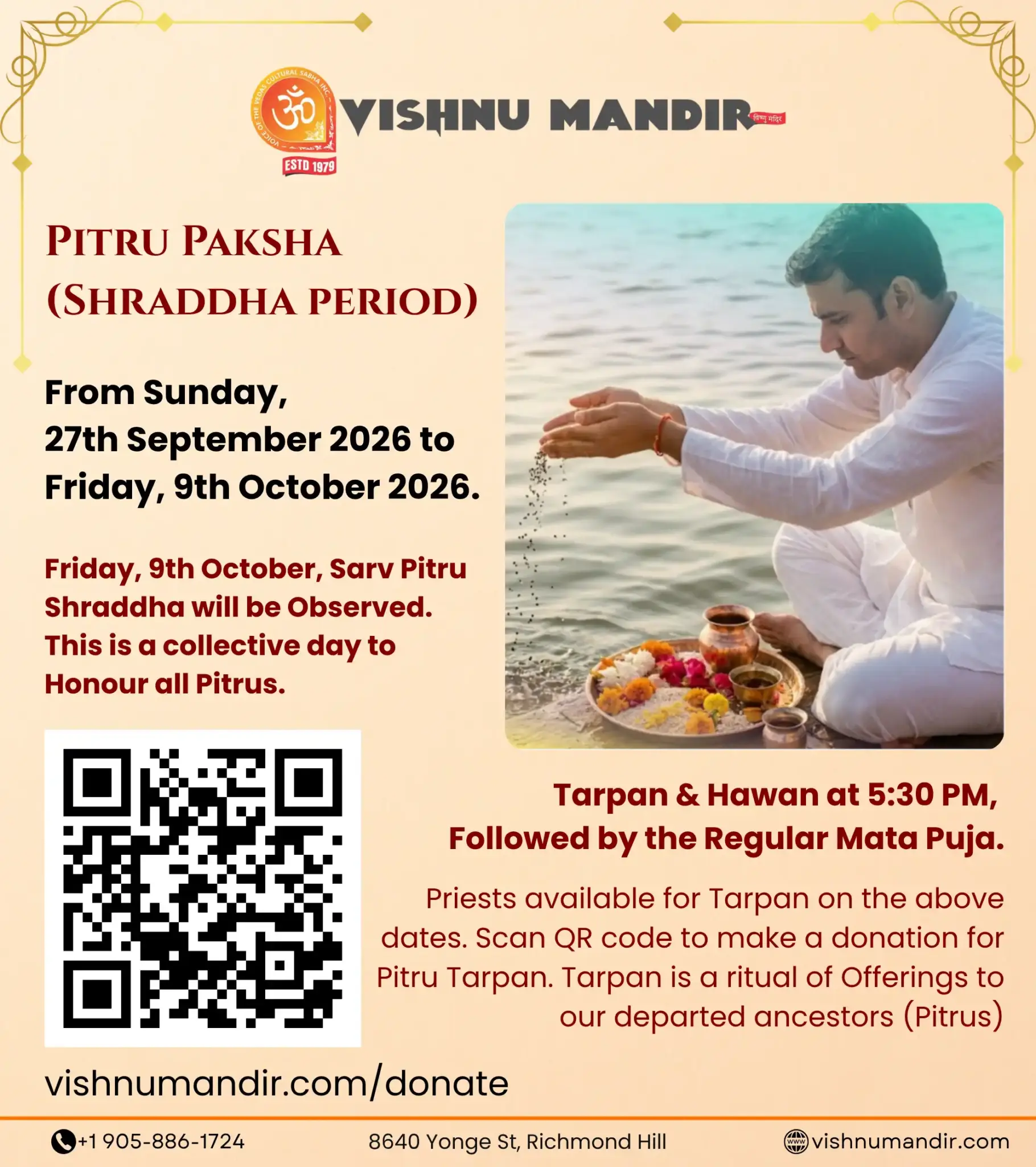 Pitru Paksha (Shraddha period)